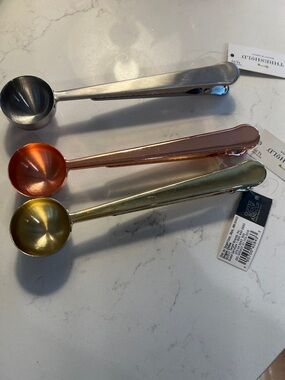 Threshold Metallic Coffee Scoop Clips - Silver, Copper, Gold
